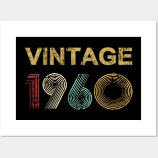 Vintage 1960 Made in 1960 60th birthday 60 years old Gift Posters and Art